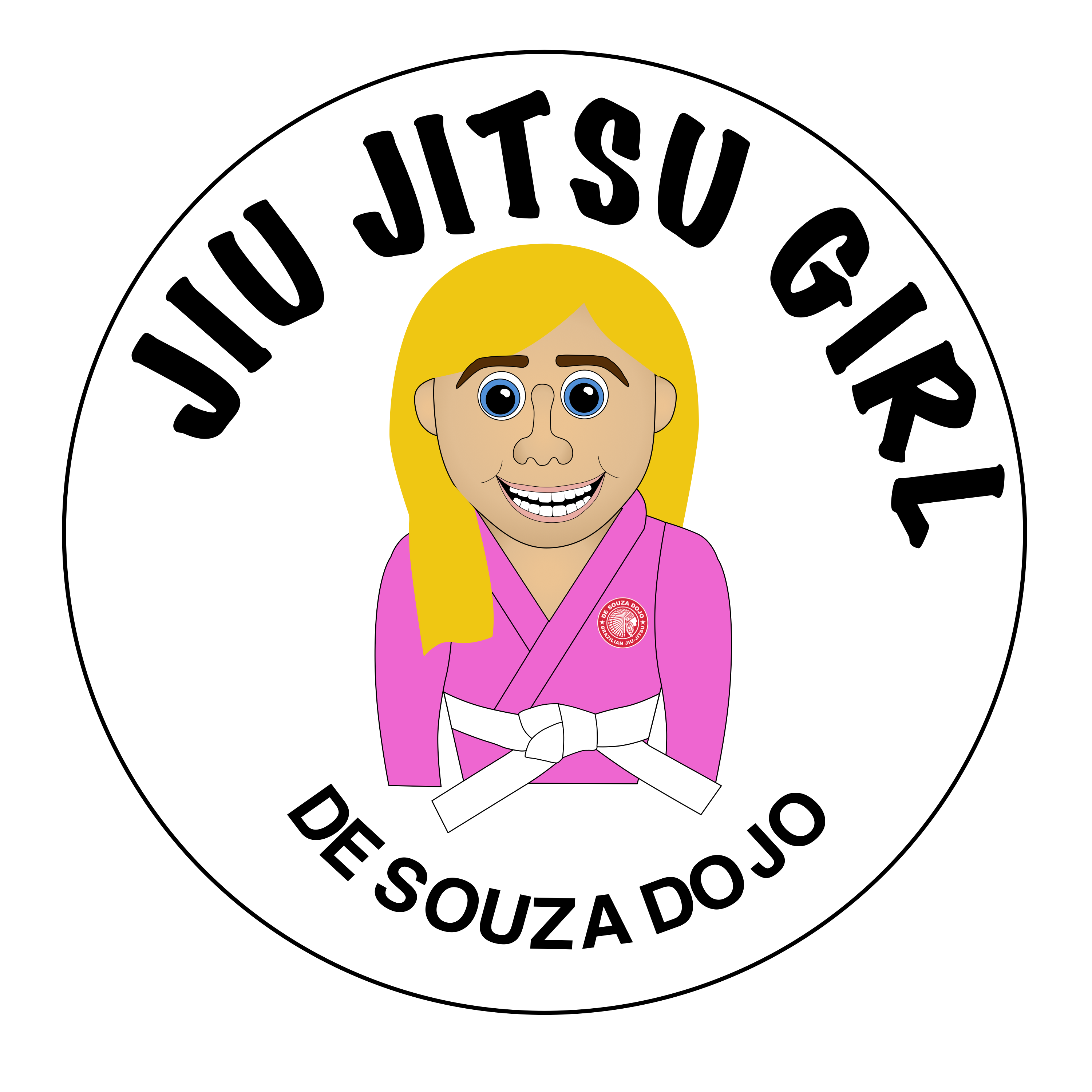 jiu-jitsu girl badge